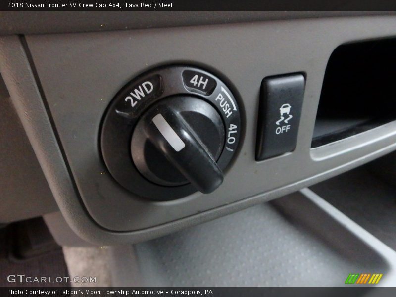 Controls of 2018 Frontier SV Crew Cab 4x4