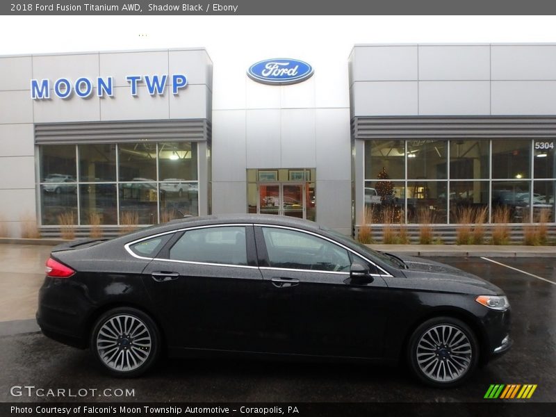 Shadow Black / Ebony 2018 Ford Fusion Titanium AWD