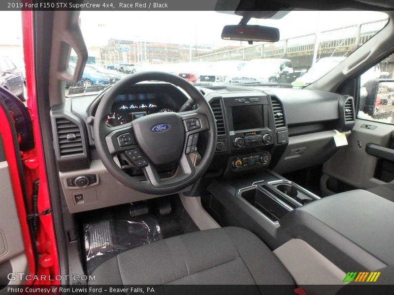  2019 F150 STX SuperCrew 4x4 Black Interior