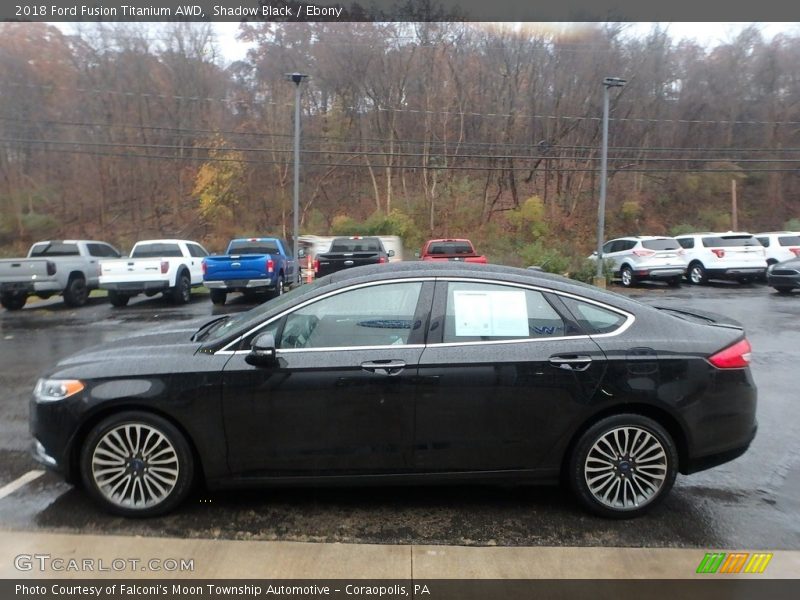 Shadow Black / Ebony 2018 Ford Fusion Titanium AWD