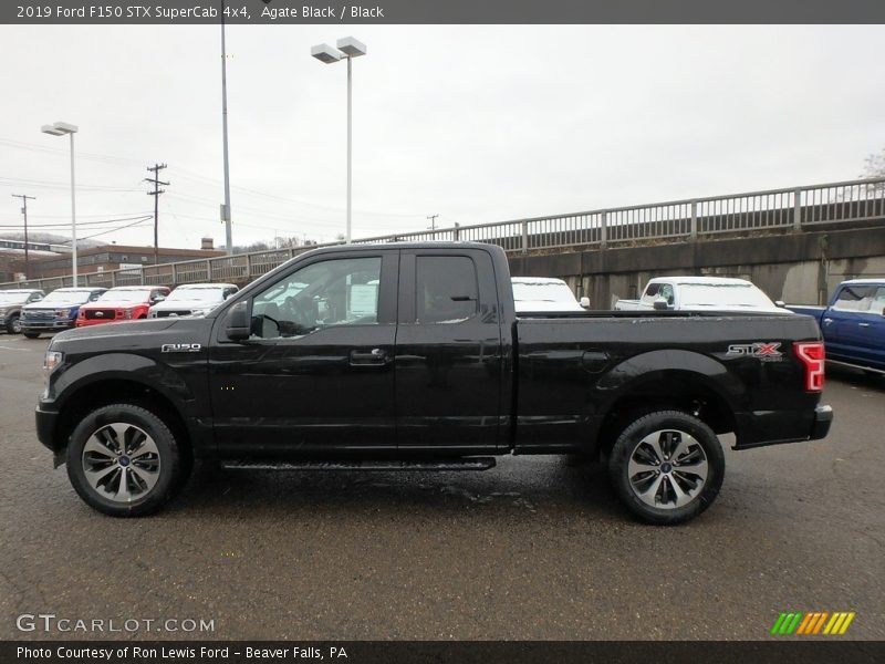 Agate Black / Black 2019 Ford F150 STX SuperCab 4x4
