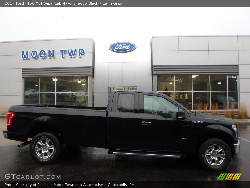 Shadow Black / Earth Gray 2017 Ford F150 XLT SuperCab 4x4