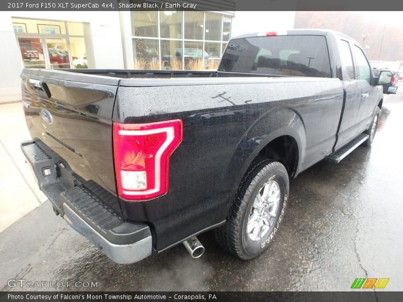 Shadow Black / Earth Gray 2017 Ford F150 XLT SuperCab 4x4