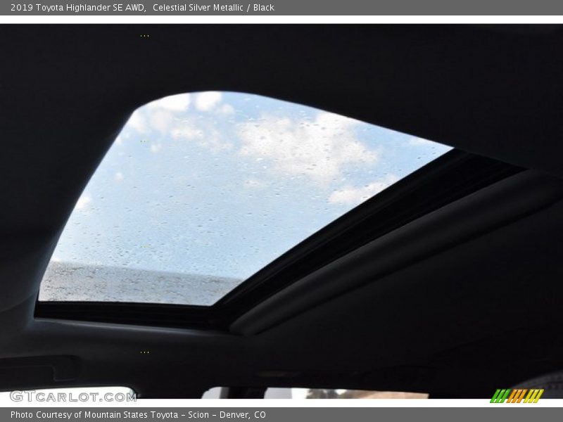 Celestial Silver Metallic / Black 2019 Toyota Highlander SE AWD