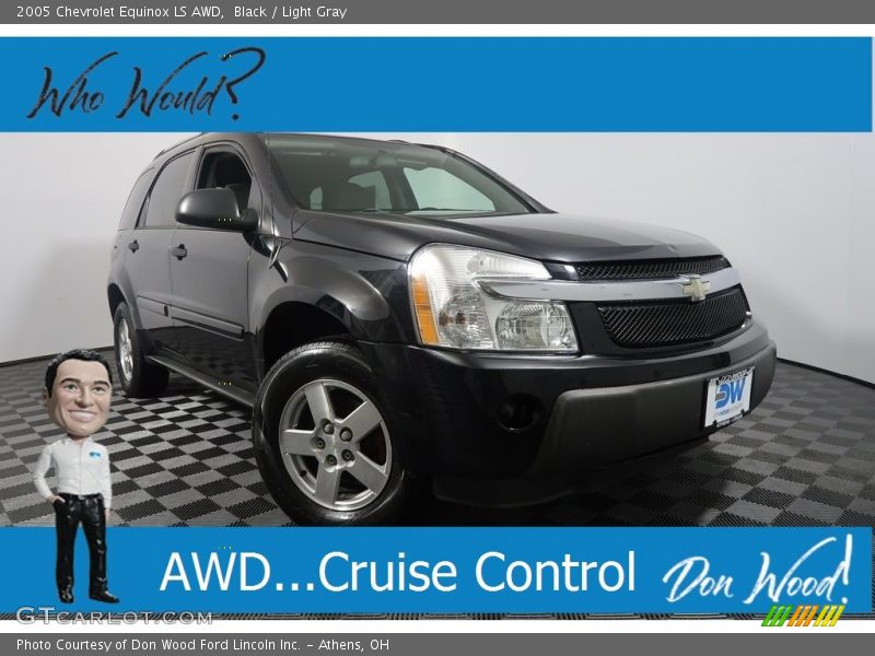 Black / Light Gray 2005 Chevrolet Equinox LS AWD
