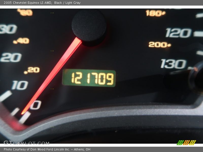 Black / Light Gray 2005 Chevrolet Equinox LS AWD