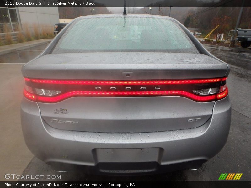 Billet Silver Metallic / Black 2016 Dodge Dart GT