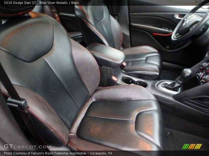 Billet Silver Metallic / Black 2016 Dodge Dart GT
