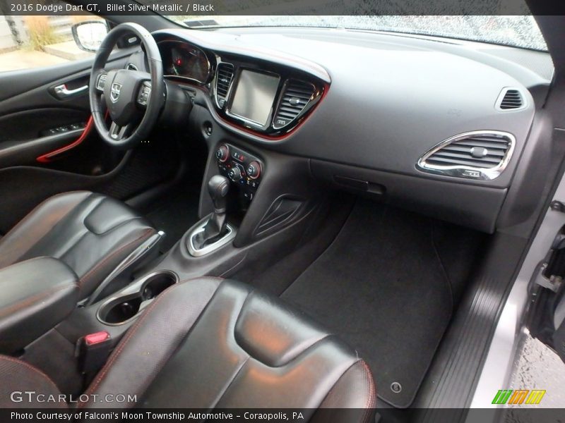 Billet Silver Metallic / Black 2016 Dodge Dart GT