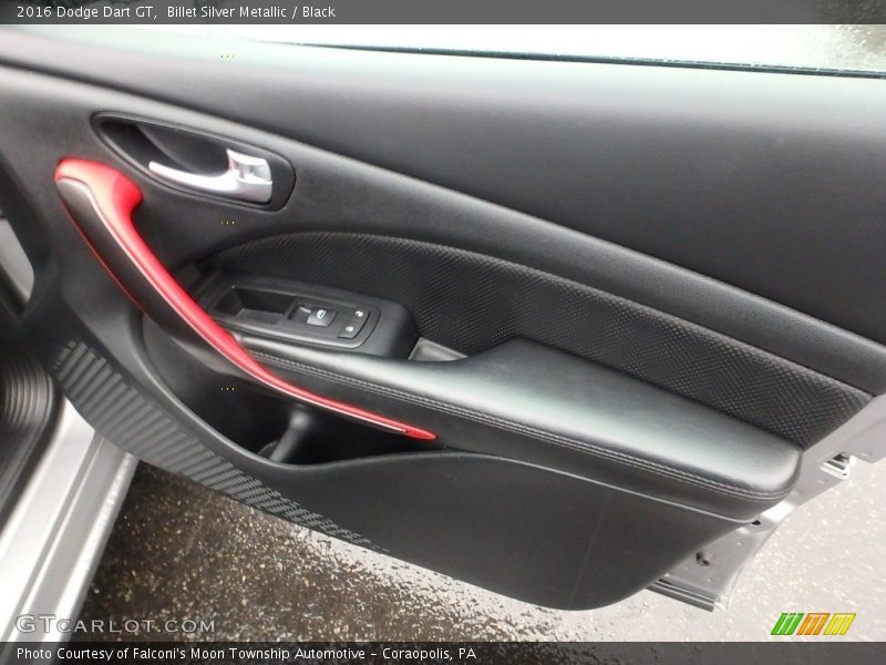 Billet Silver Metallic / Black 2016 Dodge Dart GT