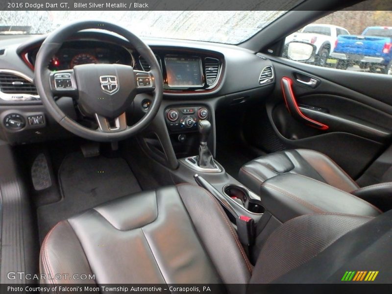 Billet Silver Metallic / Black 2016 Dodge Dart GT