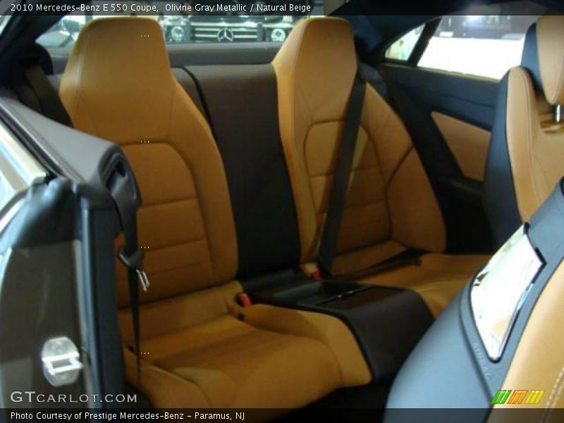 Olivine Gray Metallic / Natural Beige 2010 Mercedes-Benz E 550 Coupe