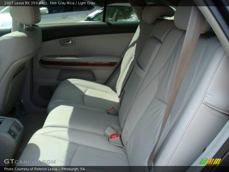 Flint Gray Mica / Light Gray 2007 Lexus RX 350 AWD