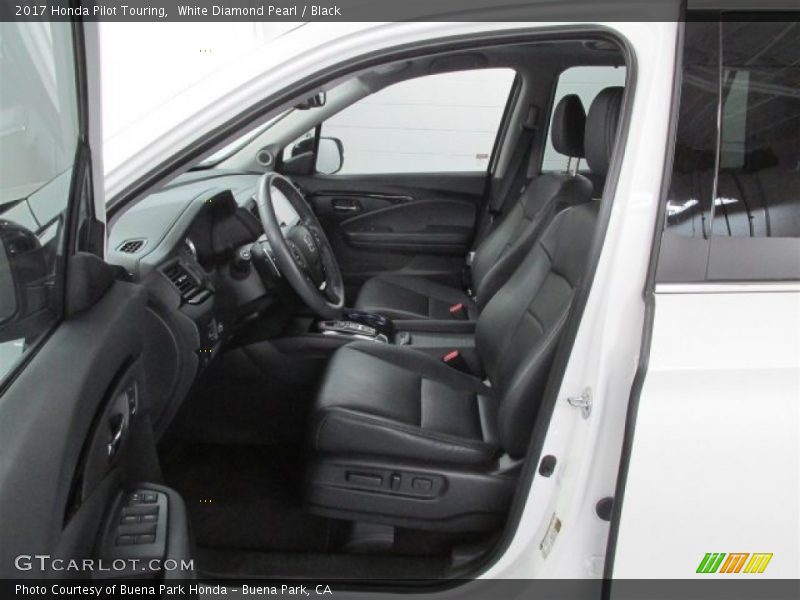 White Diamond Pearl / Black 2017 Honda Pilot Touring