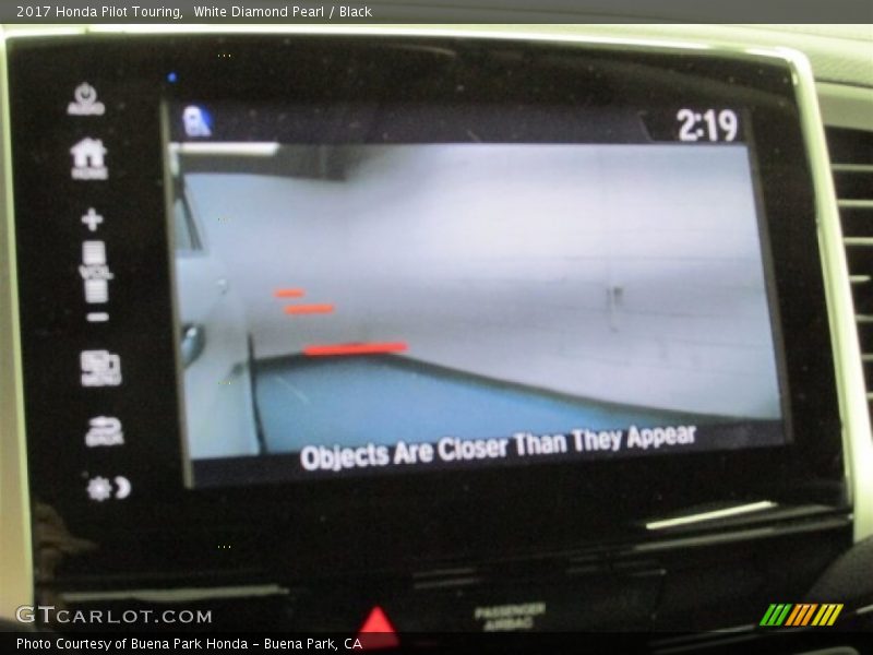 White Diamond Pearl / Black 2017 Honda Pilot Touring