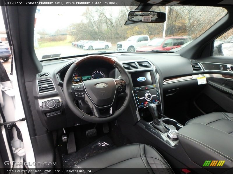  2019 Explorer Platinum 4WD Medium Black Interior