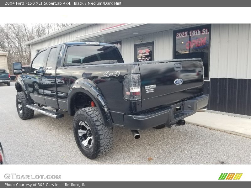 Black / Medium/Dark Flint 2004 Ford F150 XLT SuperCab 4x4