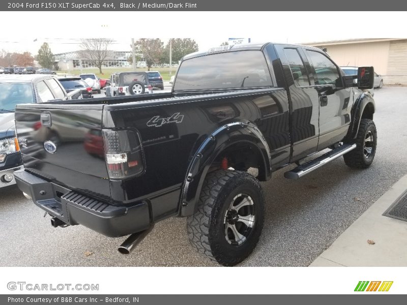 Black / Medium/Dark Flint 2004 Ford F150 XLT SuperCab 4x4