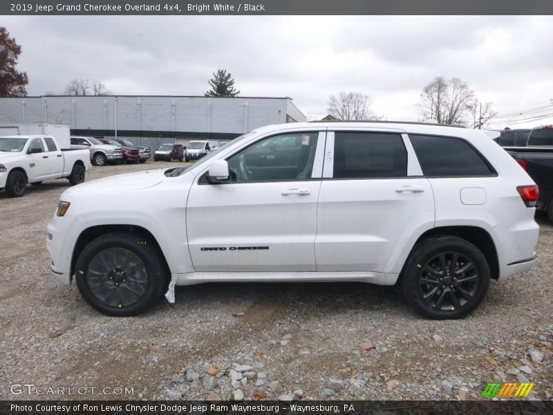 Bright White / Black 2019 Jeep Grand Cherokee Overland 4x4