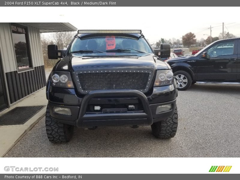 Black / Medium/Dark Flint 2004 Ford F150 XLT SuperCab 4x4