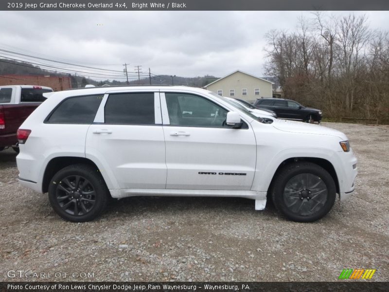 Bright White / Black 2019 Jeep Grand Cherokee Overland 4x4
