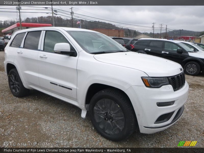 Bright White / Black 2019 Jeep Grand Cherokee Overland 4x4