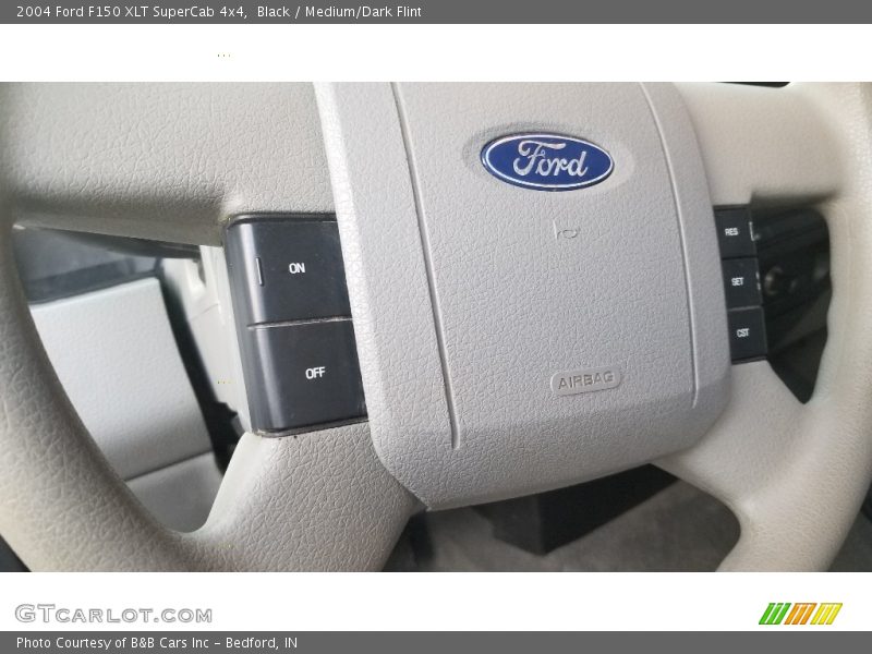 Black / Medium/Dark Flint 2004 Ford F150 XLT SuperCab 4x4