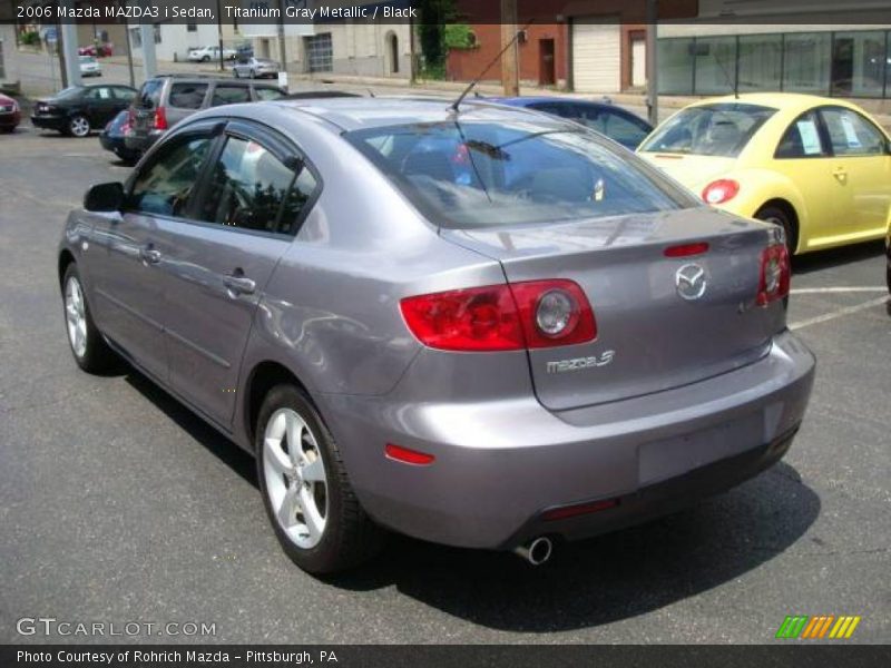 Titanium Gray Metallic / Black 2006 Mazda MAZDA3 i Sedan