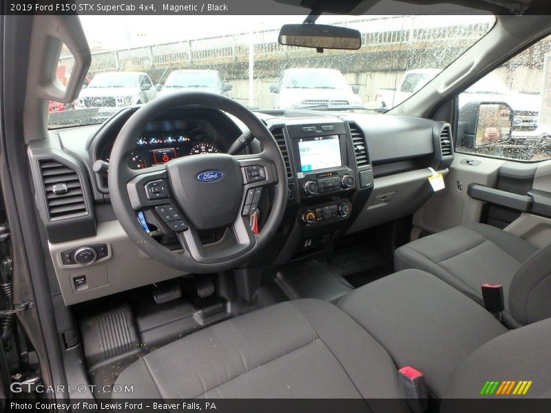  2019 F150 STX SuperCab 4x4 Black Interior