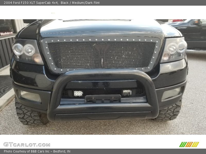 Black / Medium/Dark Flint 2004 Ford F150 XLT SuperCab 4x4