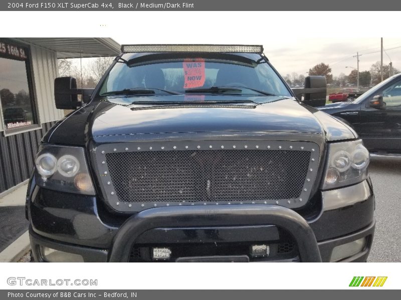 Black / Medium/Dark Flint 2004 Ford F150 XLT SuperCab 4x4