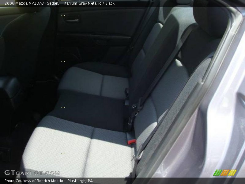 Titanium Gray Metallic / Black 2006 Mazda MAZDA3 i Sedan