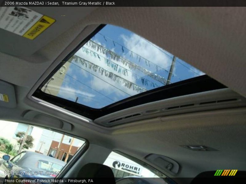 Titanium Gray Metallic / Black 2006 Mazda MAZDA3 i Sedan