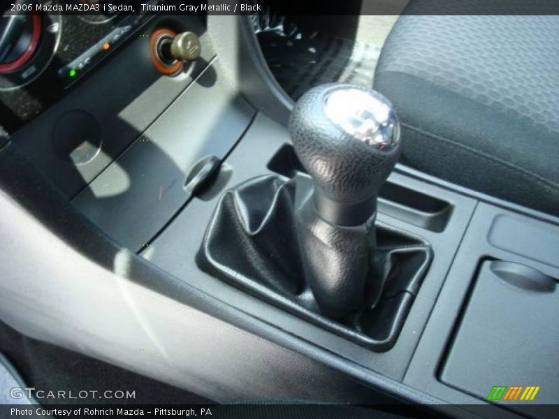 Titanium Gray Metallic / Black 2006 Mazda MAZDA3 i Sedan