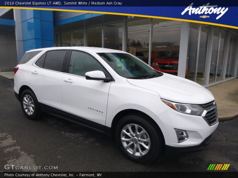 Summit White / Medium Ash Gray 2019 Chevrolet Equinox LT AWD