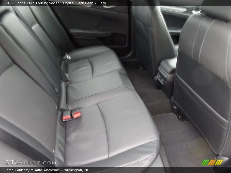 Crystal Black Pearl / Black 2017 Honda Civic Touring Sedan