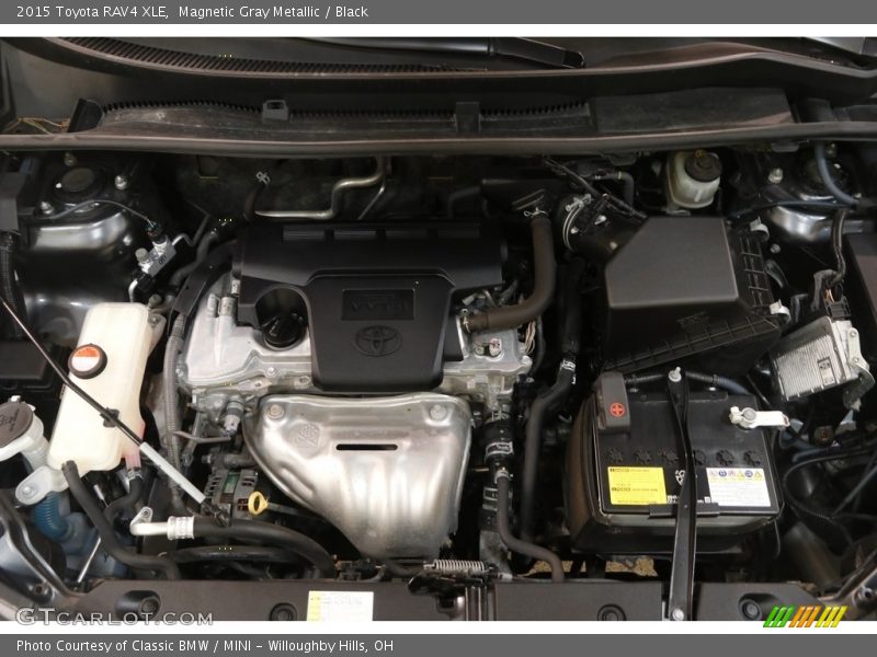 Magnetic Gray Metallic / Black 2015 Toyota RAV4 XLE