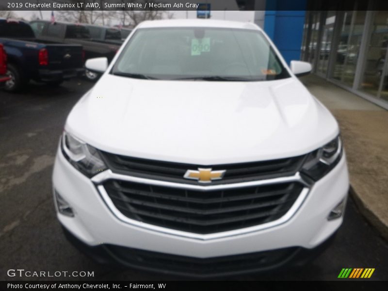 Summit White / Medium Ash Gray 2019 Chevrolet Equinox LT AWD