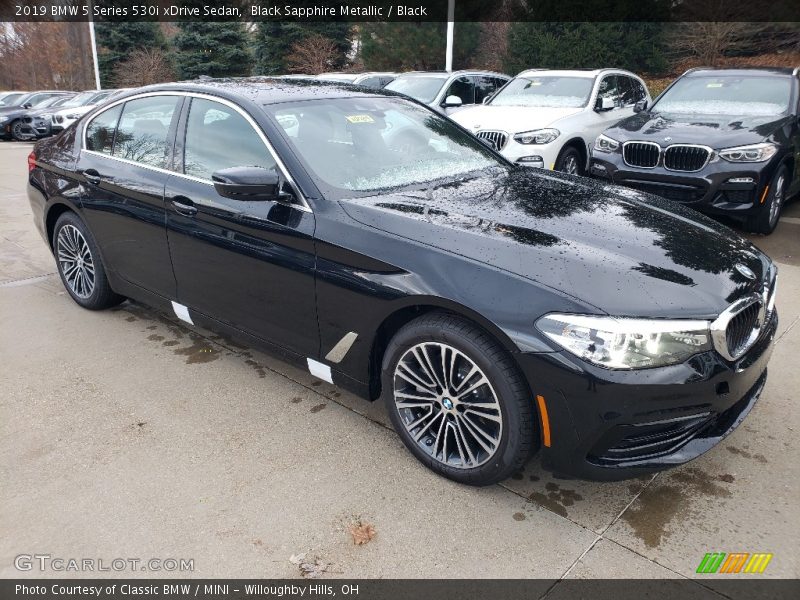 Black Sapphire Metallic / Black 2019 BMW 5 Series 530i xDrive Sedan