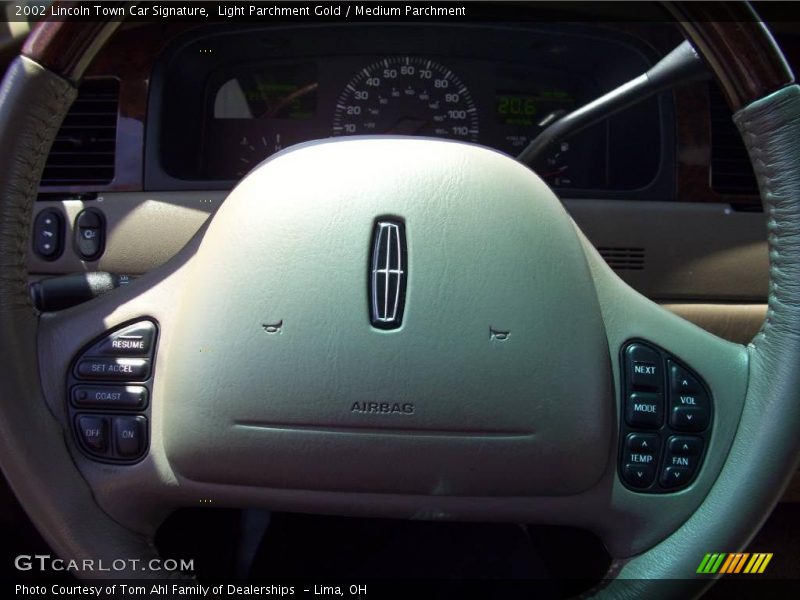 Light Parchment Gold / Medium Parchment 2002 Lincoln Town Car Signature