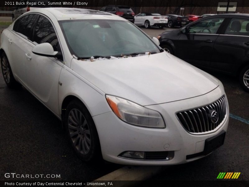 Summit White / Ebony 2011 Buick Regal CXL