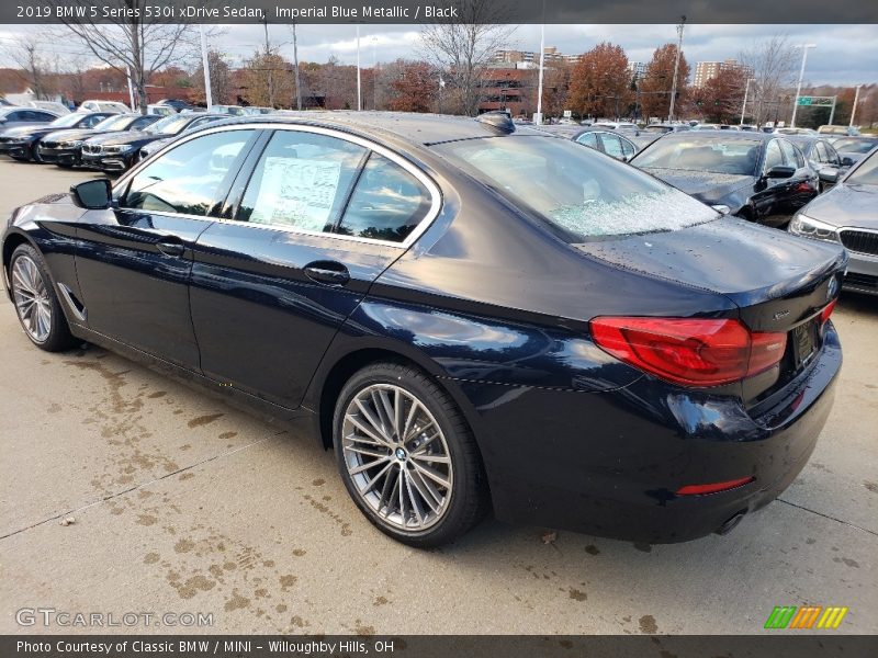 Imperial Blue Metallic / Black 2019 BMW 5 Series 530i xDrive Sedan