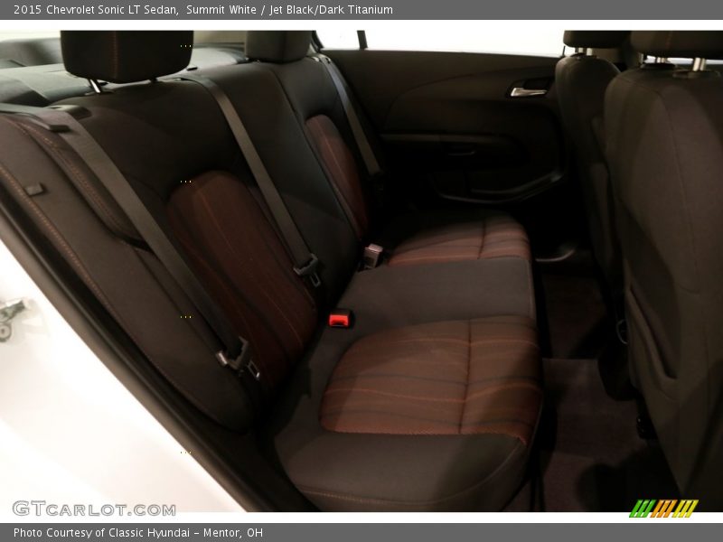 Summit White / Jet Black/Dark Titanium 2015 Chevrolet Sonic LT Sedan