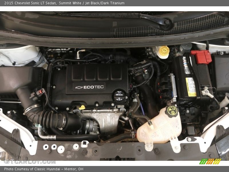 Summit White / Jet Black/Dark Titanium 2015 Chevrolet Sonic LT Sedan