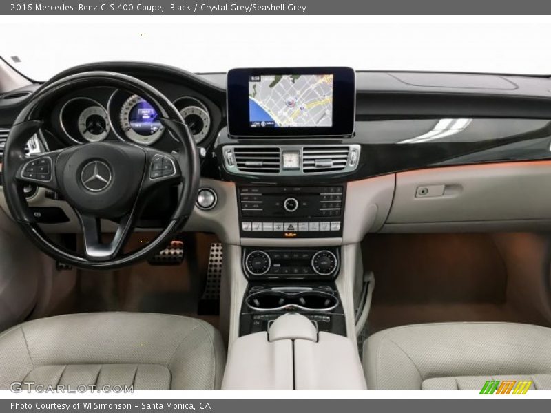 Black / Crystal Grey/Seashell Grey 2016 Mercedes-Benz CLS 400 Coupe
