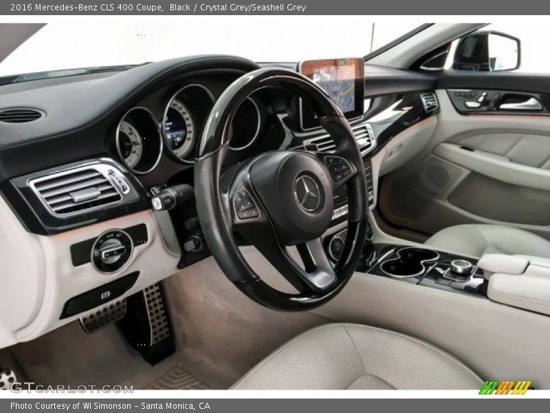Black / Crystal Grey/Seashell Grey 2016 Mercedes-Benz CLS 400 Coupe