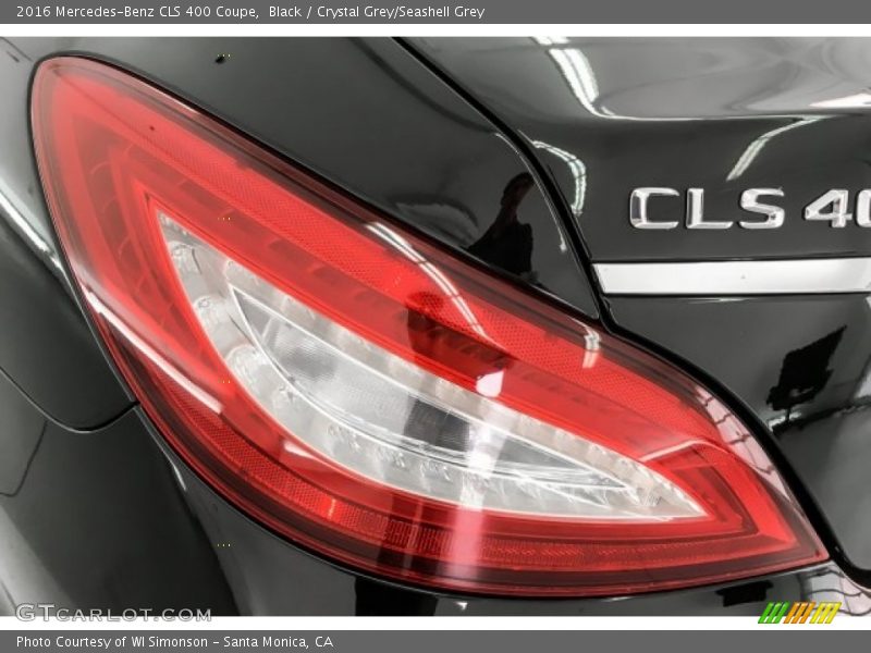 Black / Crystal Grey/Seashell Grey 2016 Mercedes-Benz CLS 400 Coupe