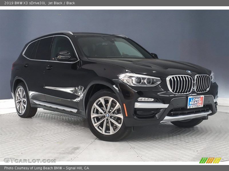 Jet Black / Black 2019 BMW X3 sDrive30i