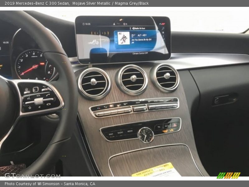 Mojave Silver Metallic / Magma Grey/Black 2019 Mercedes-Benz C 300 Sedan