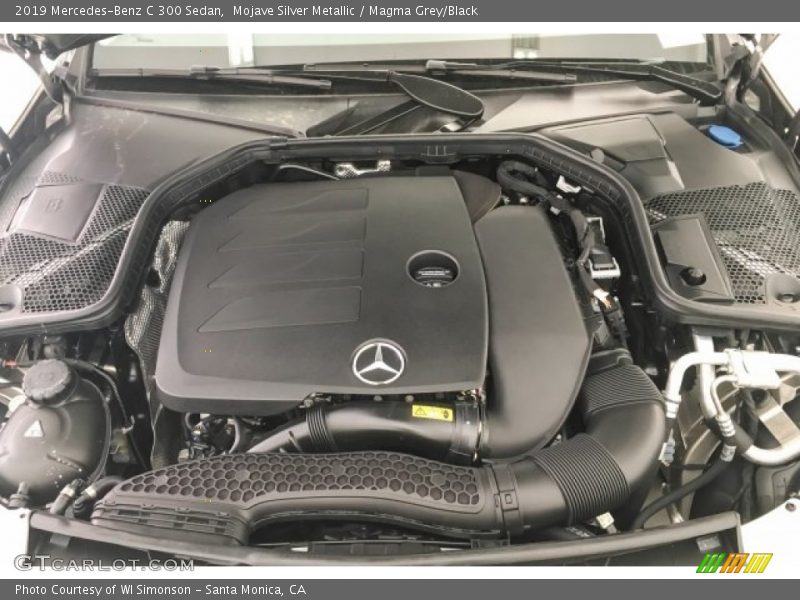 Mojave Silver Metallic / Magma Grey/Black 2019 Mercedes-Benz C 300 Sedan
